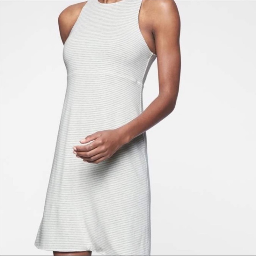Athleta reversible Santorini dress grey heather in large tall